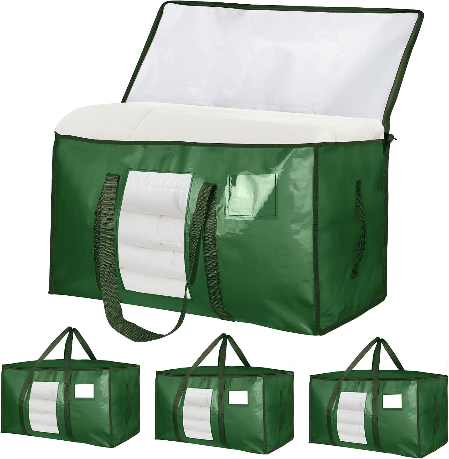 12 Pack Extra Large Moving Bags Heavy Duty 180GSM,130LBS 100L Totes