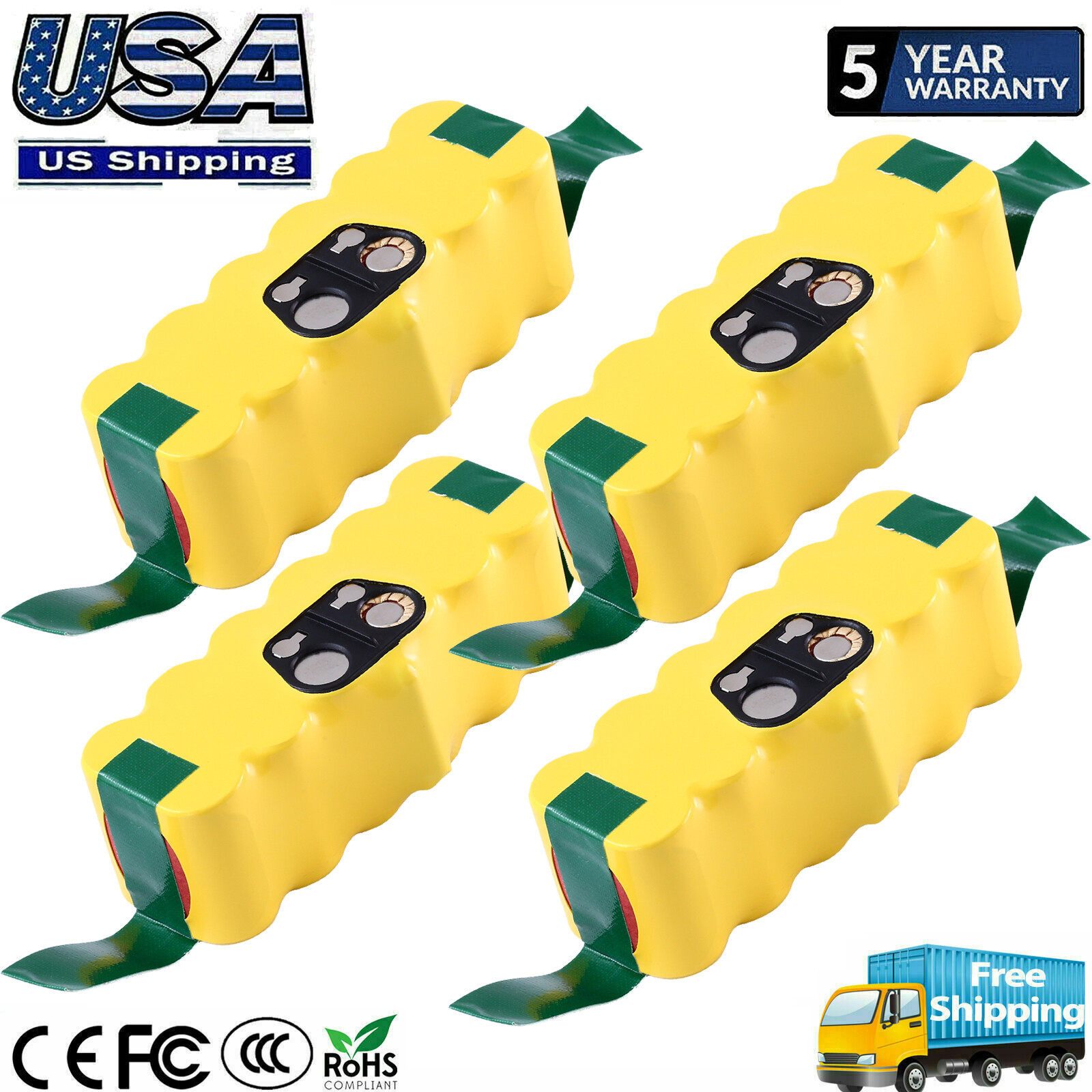 14.4V Battery for IROBOT ROOMBA 500 530 700 600 Series Ni-MH 540 770 630 800 900