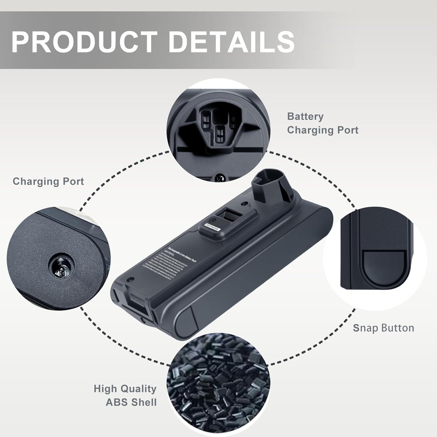 21.6V 3500mah Replacement Battery for Shark xbatr620sl Compatible with Shark