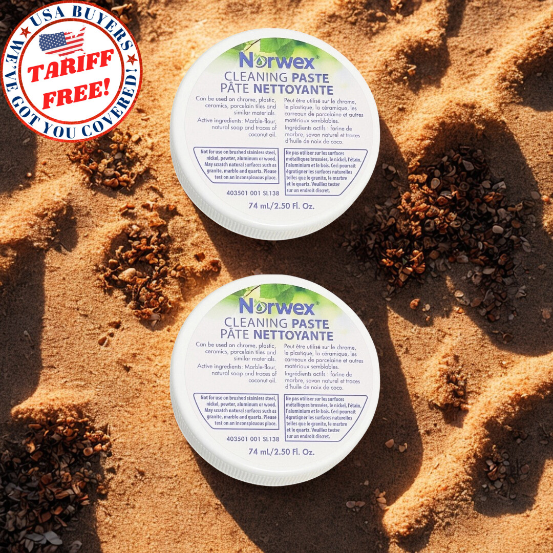 2X New Norwex Cleaning Paste 74ml 2.50 Fl.Oz Stain Removal, Cleans Dirt & Polish