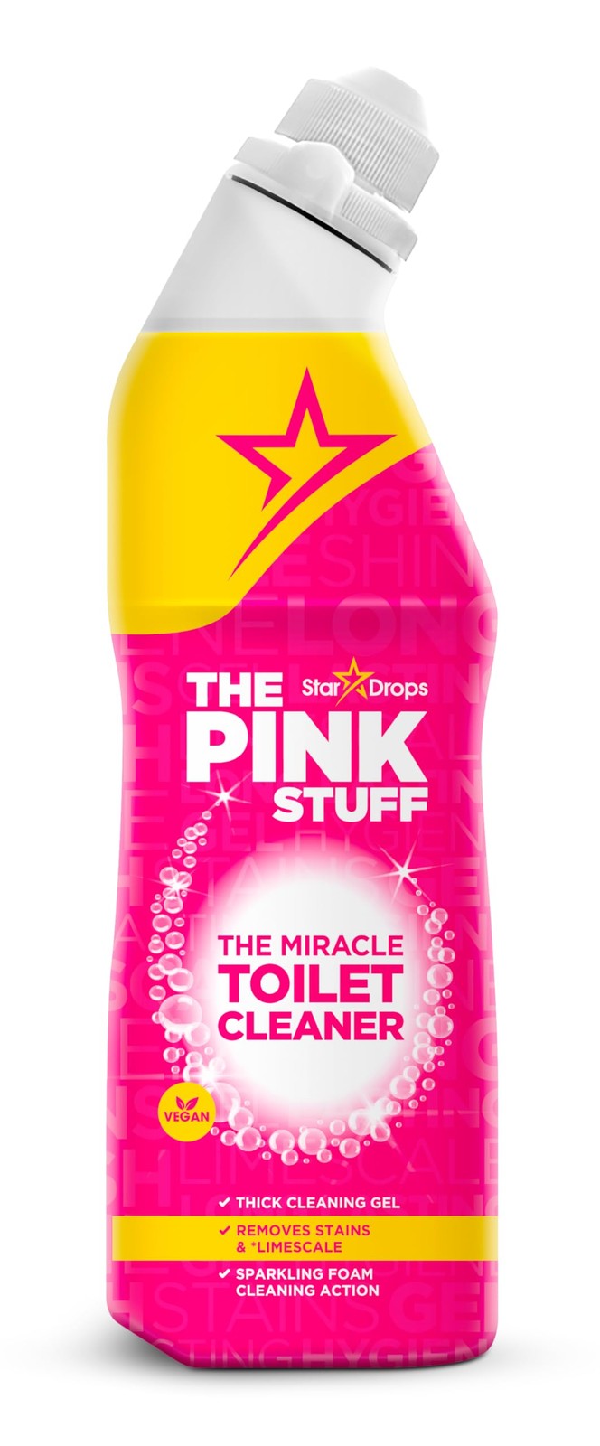 Pink Toilet Cleaner 1 Fl Oz Pack Of 1 Limescale Stain Remover Foam Fresh Scent