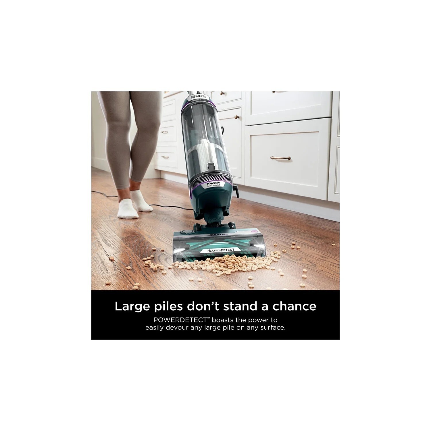 Shark POWERDETECT Upright Vacuum Self Cleaning Brushroll Duoclean Odor Powerful