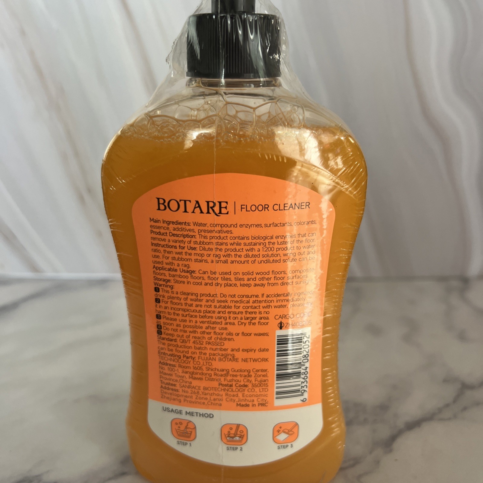Botare Floor Cleaner – All-Surface Concentrated Formula Enzyme High Performance