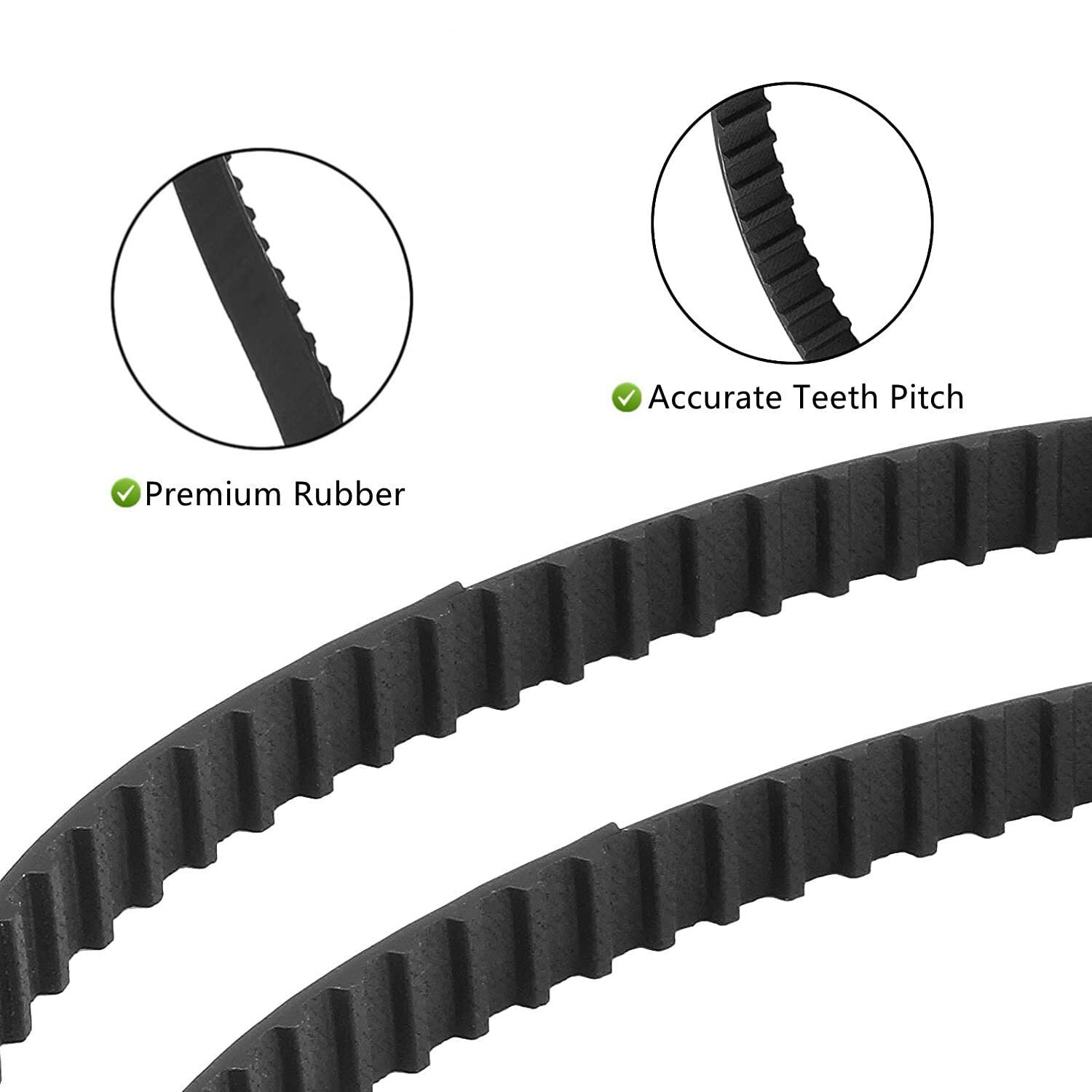 For Shark NV611 NV601 NV150 NV151 NV150C # 231-3GT-6 / HTD 231-3M Belt 4Pcs