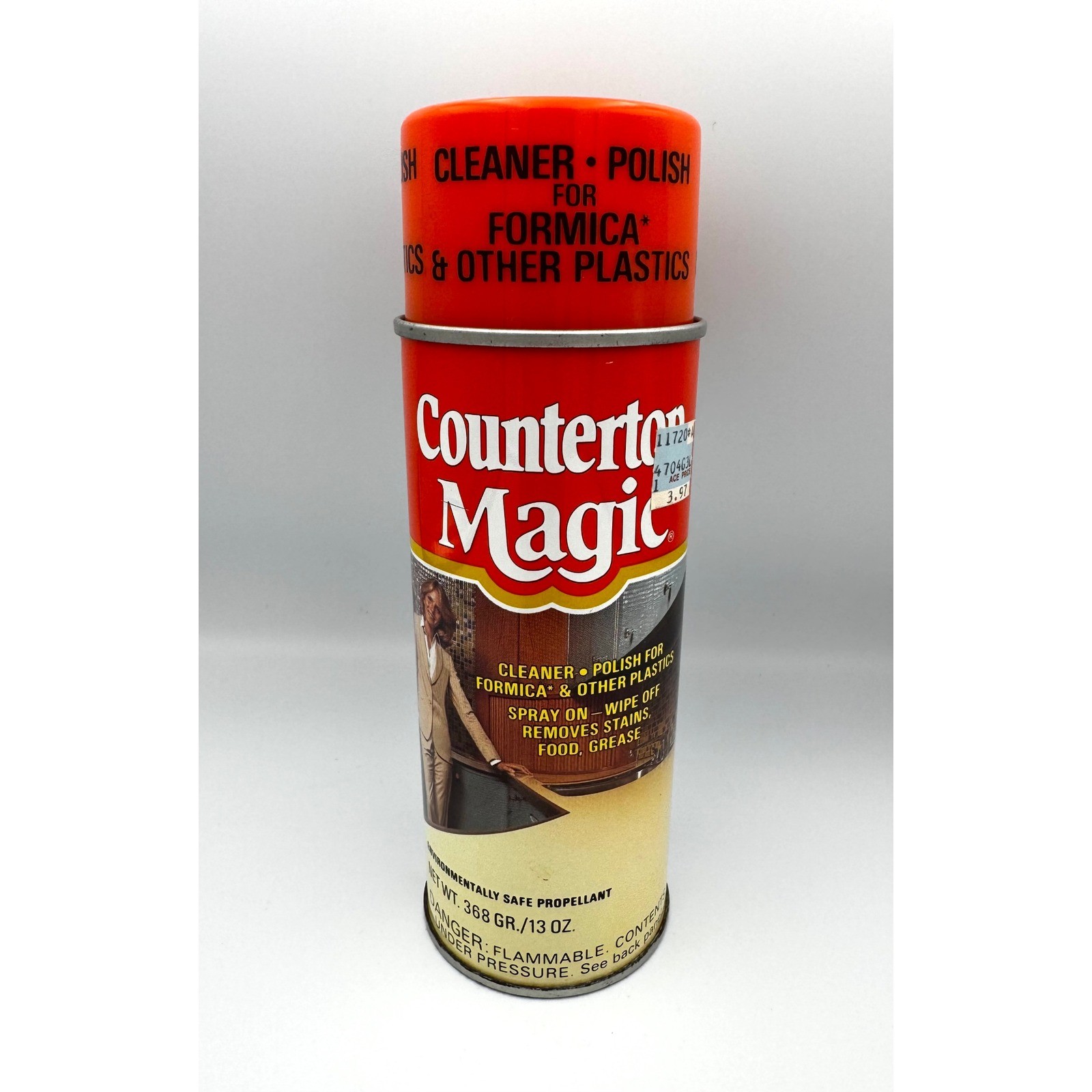 Vintage Countertop Magic Formica Cleaner Polish 13oz Spray Can – Approx 2/3 Full