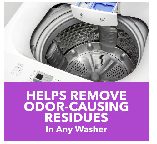 Washing Machine Cleaner with Odor Blasters, 4 Count