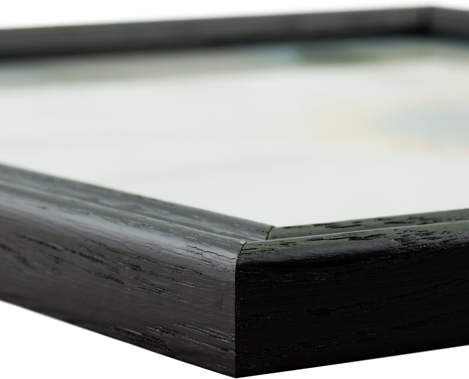 Black Wood Grain 19×30-Inch Picture Frame, 0.75-Inch Wide, Stylish Design