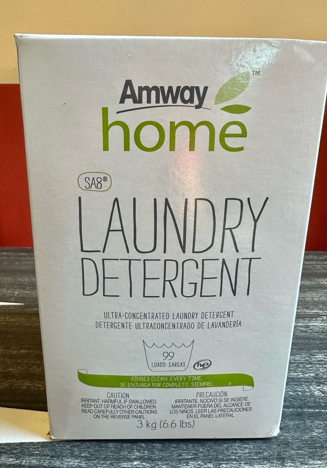 FREE SHIPPING – Amway Home SA8 Powder Laundry Detergent 99 Loads 3kg 6.6lbs