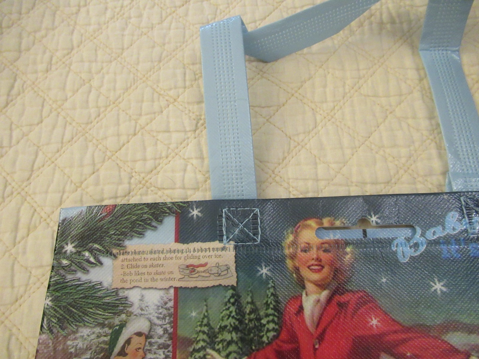Patty Reed Insta-Totes Happy Sack Vintage/Retro Style Holiday Tote-Bag