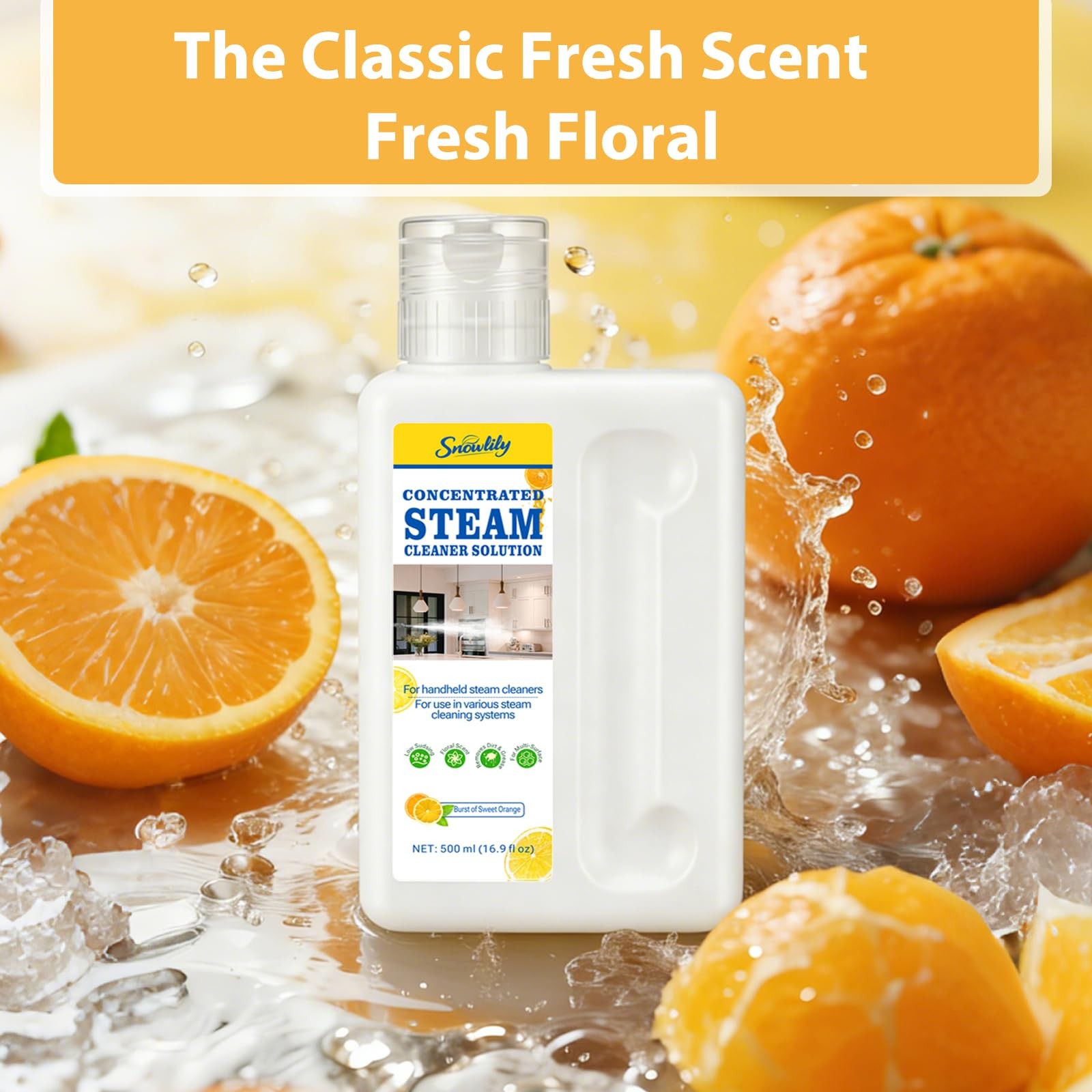 20X Concentrated Multi-Surface Steam Mop Solution with Demineralized Water fo…