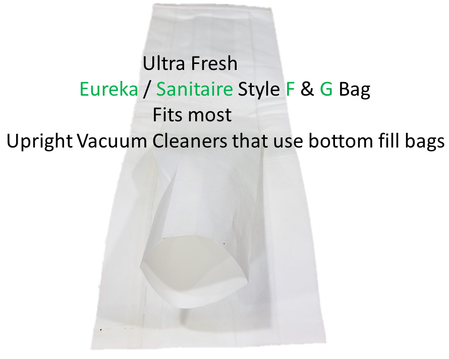 12 Bags for Eureka Style F &G Vacuum Cleaner F G Sanitaire Outer Bag + 2 Belts