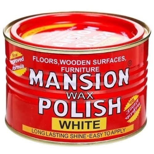 Mansion Wax White 400g Floor Furniture Polish Surface Shine Protection FS