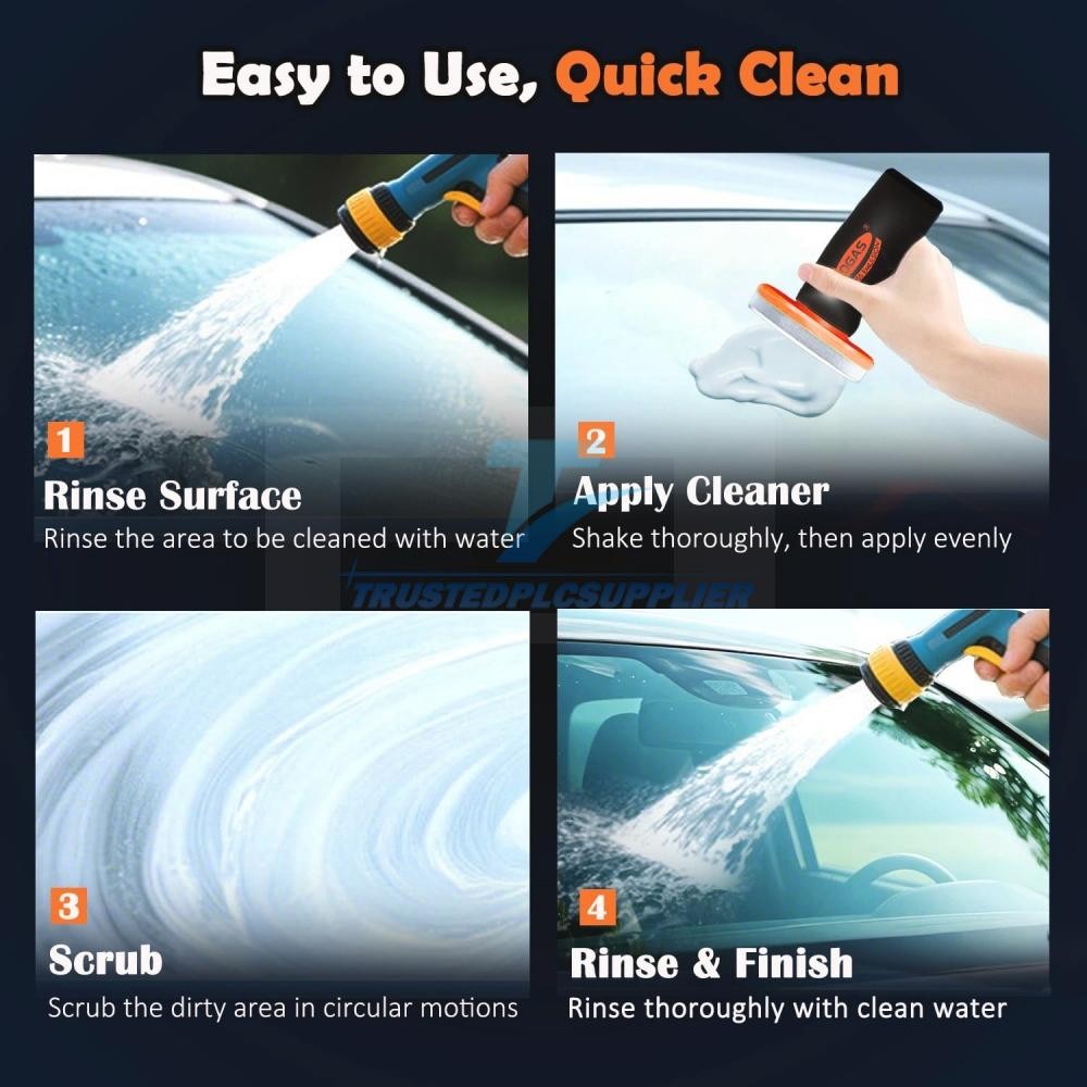 5PCS Glass Guard & Emulsion Cleaner – Oil Film Remover Lotion for Glass Surfac