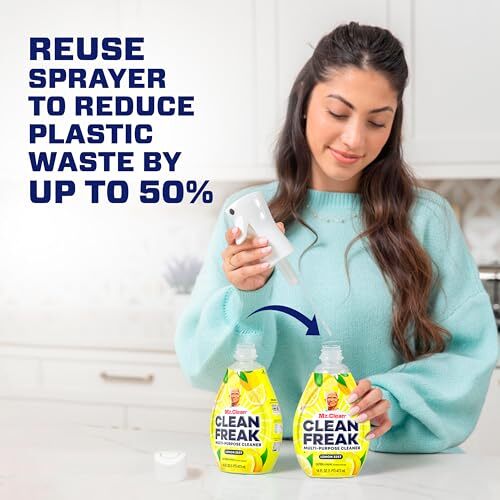 Mr Clean Clean Freak Multi Surface Cleaner Spray Pack of 4 Lemon Zest 16 Fl Oz