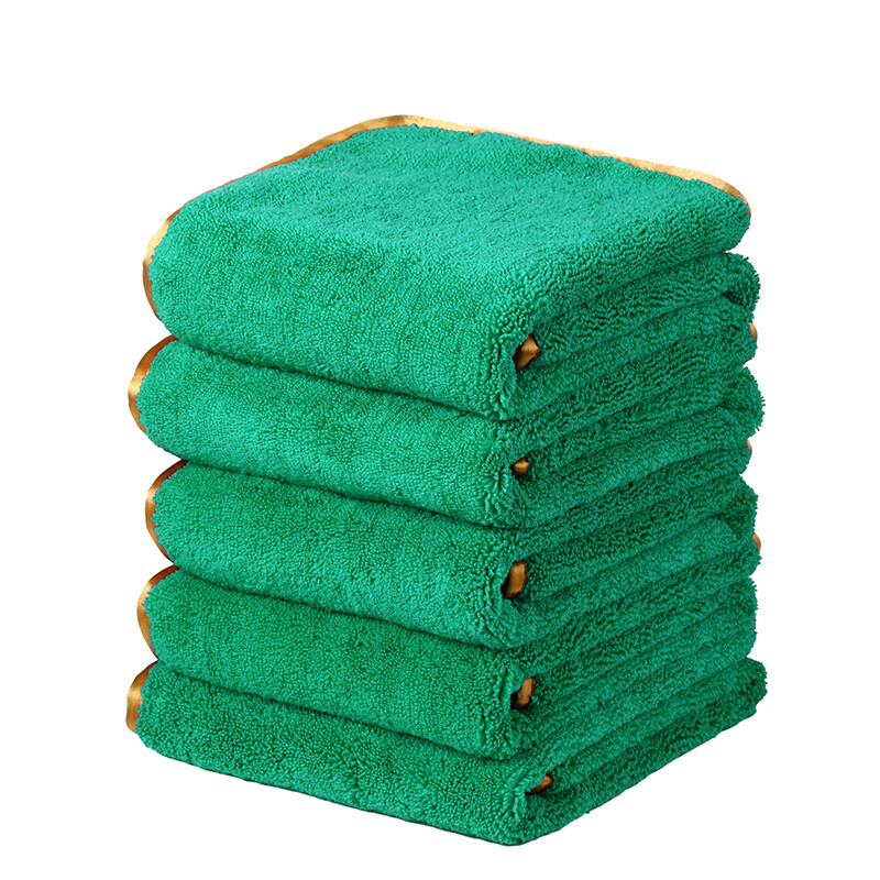 6 Microfiber Towels Elite Deluxe Car Wash Polish House Cleaning Cloths 16″x24″