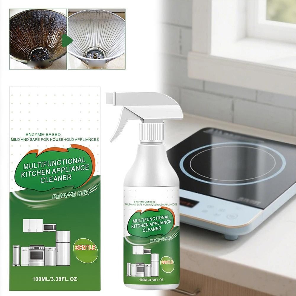 Multifunctional Kitchen Appliance Cleaner Spray 100ml Heavy Oil Stain Remover