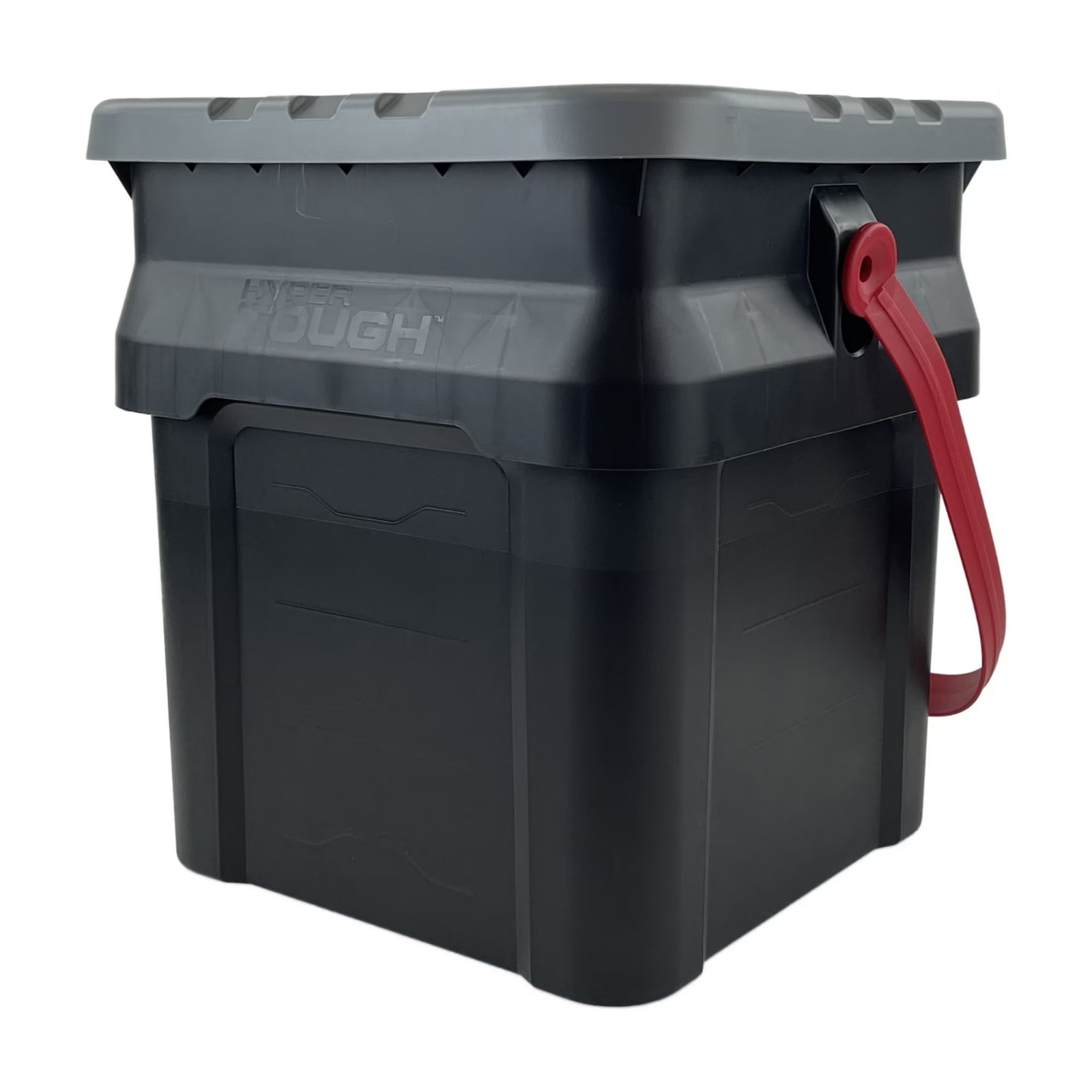 (2 pack) Hyper Tough 5 Gallon Heavy Duty Plastic Material Bucket Tote,Adult