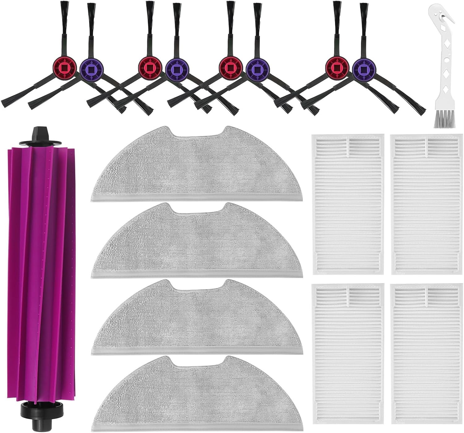 18 Pack E10s Accessories Kit Replacement Compatible with Eureka E10S / E20 Plus