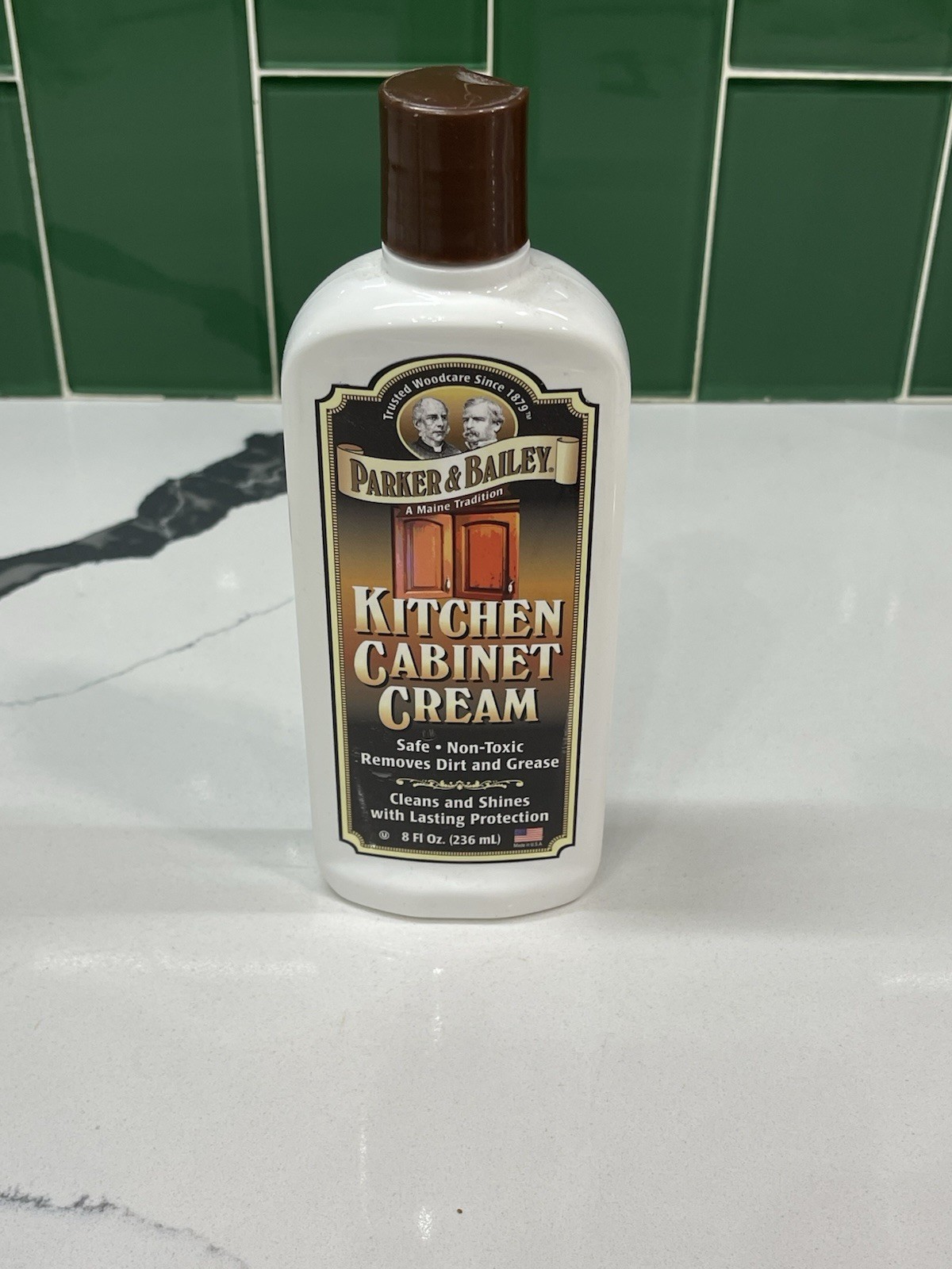 PARKER & BAILEY Kitchen Cabinet Cream 8oz Opened 90% Full