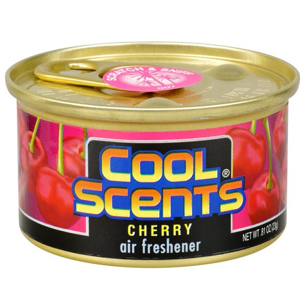 California Cool Scents Air Freshener Long-Lasting Fresh Aroma, Cherry, 4 Packs