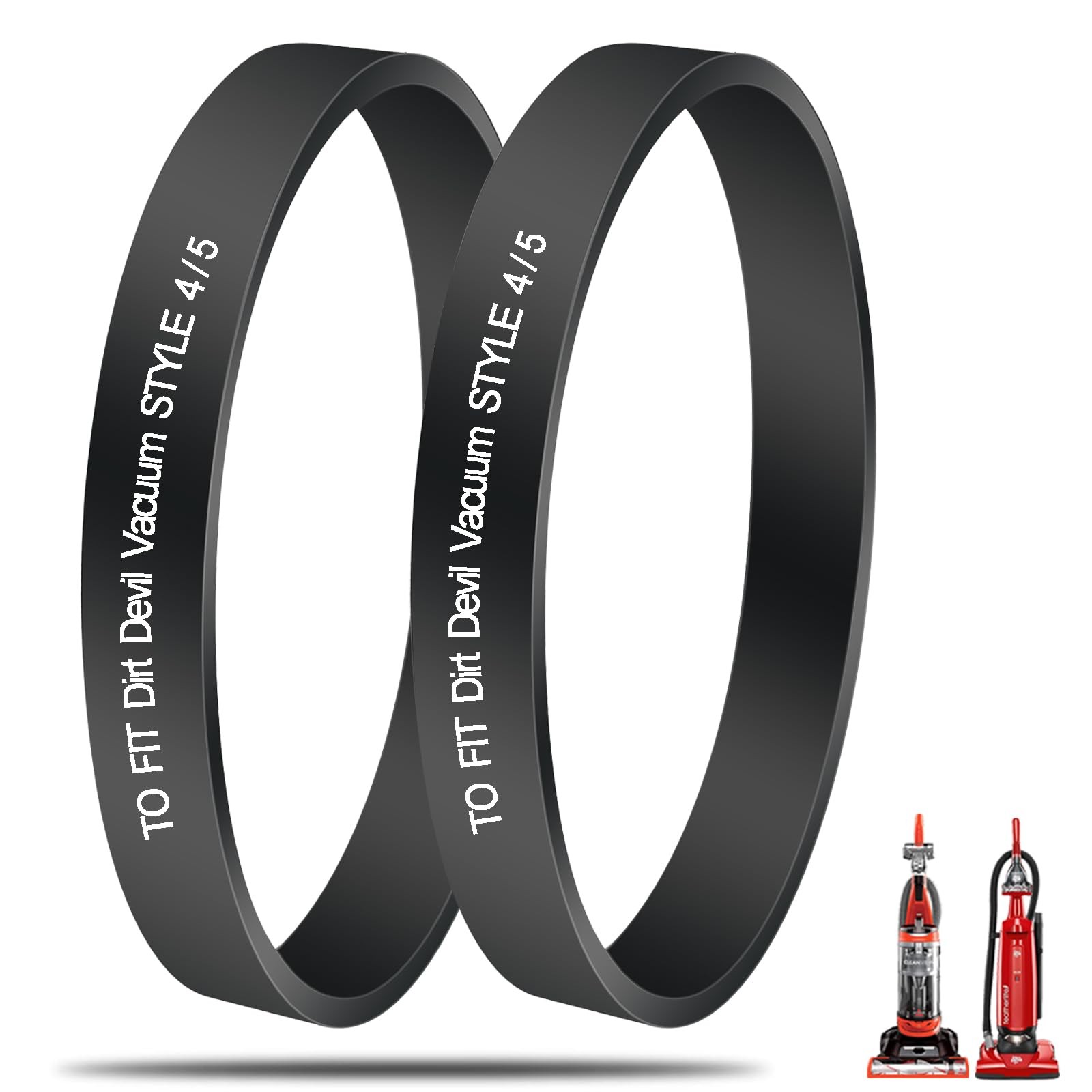 Vacuum Belt Replacement for Dirt Devil Style 4/5 Featherlite/Powerlite/Swivel…