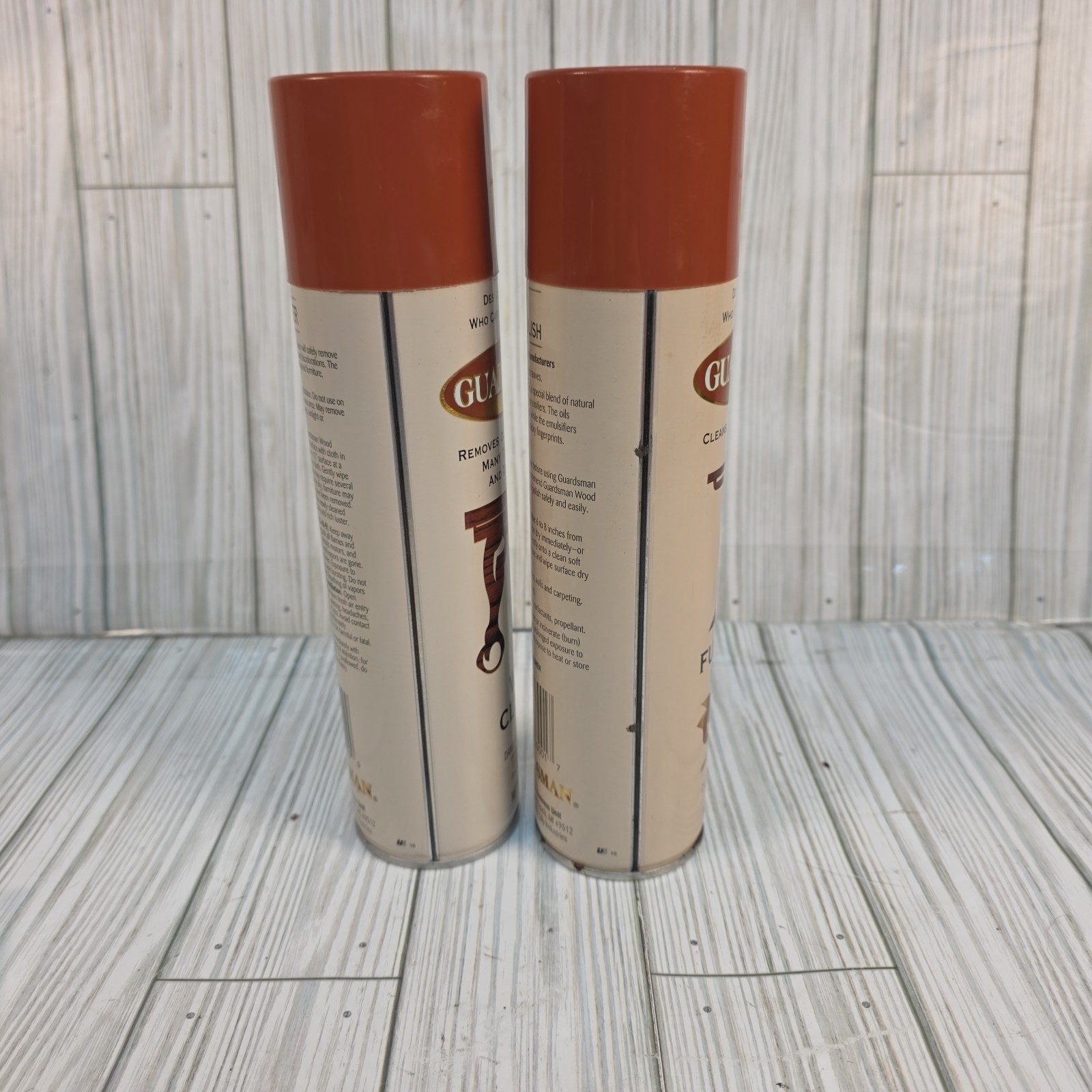 Guardsman Wood Cleaner, Furniture Polish, Dusting Clo Set Vintage