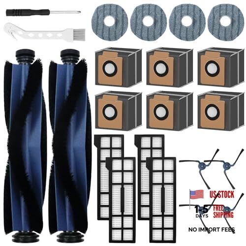 22 Pack Accessories for Eufy X10 Pro Omni Robot Vacuum Cleaner Replacement