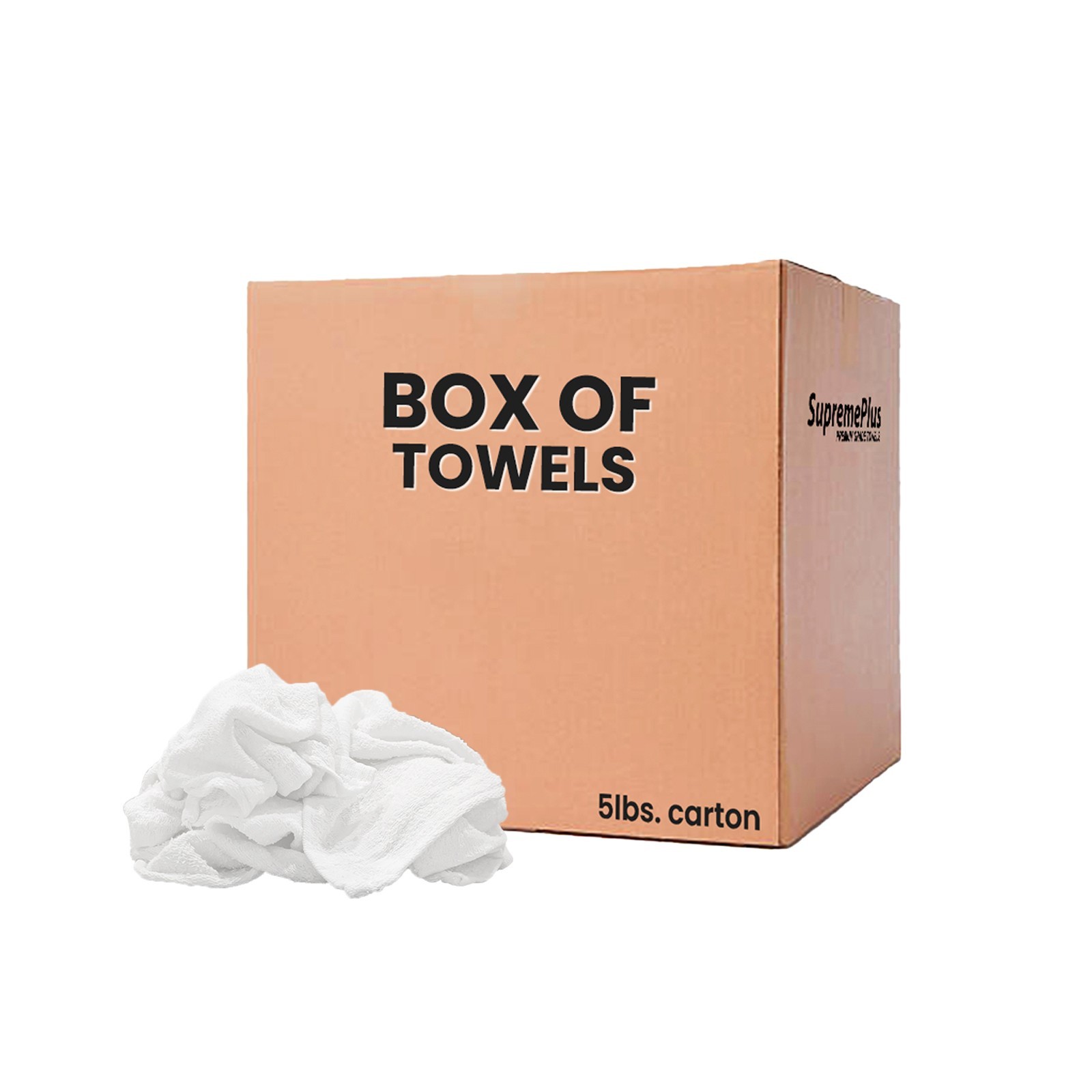 New Terry Bar Mop Towels – Bulk White Rags for Cleaning, Bars & Home – Boxes