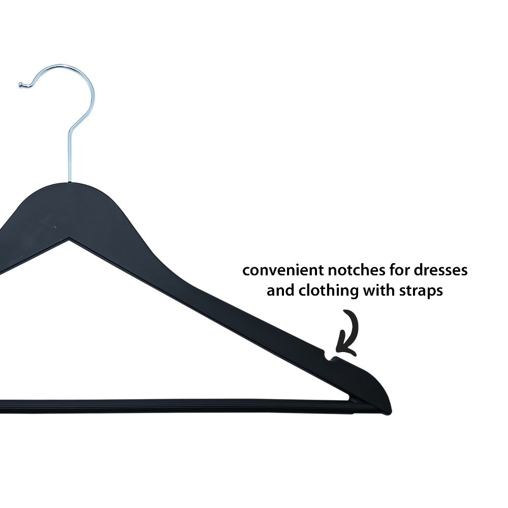 Better Homes & Garden Non-Slip Adult Hangers for Any Clothing Type, Rubber, Rich