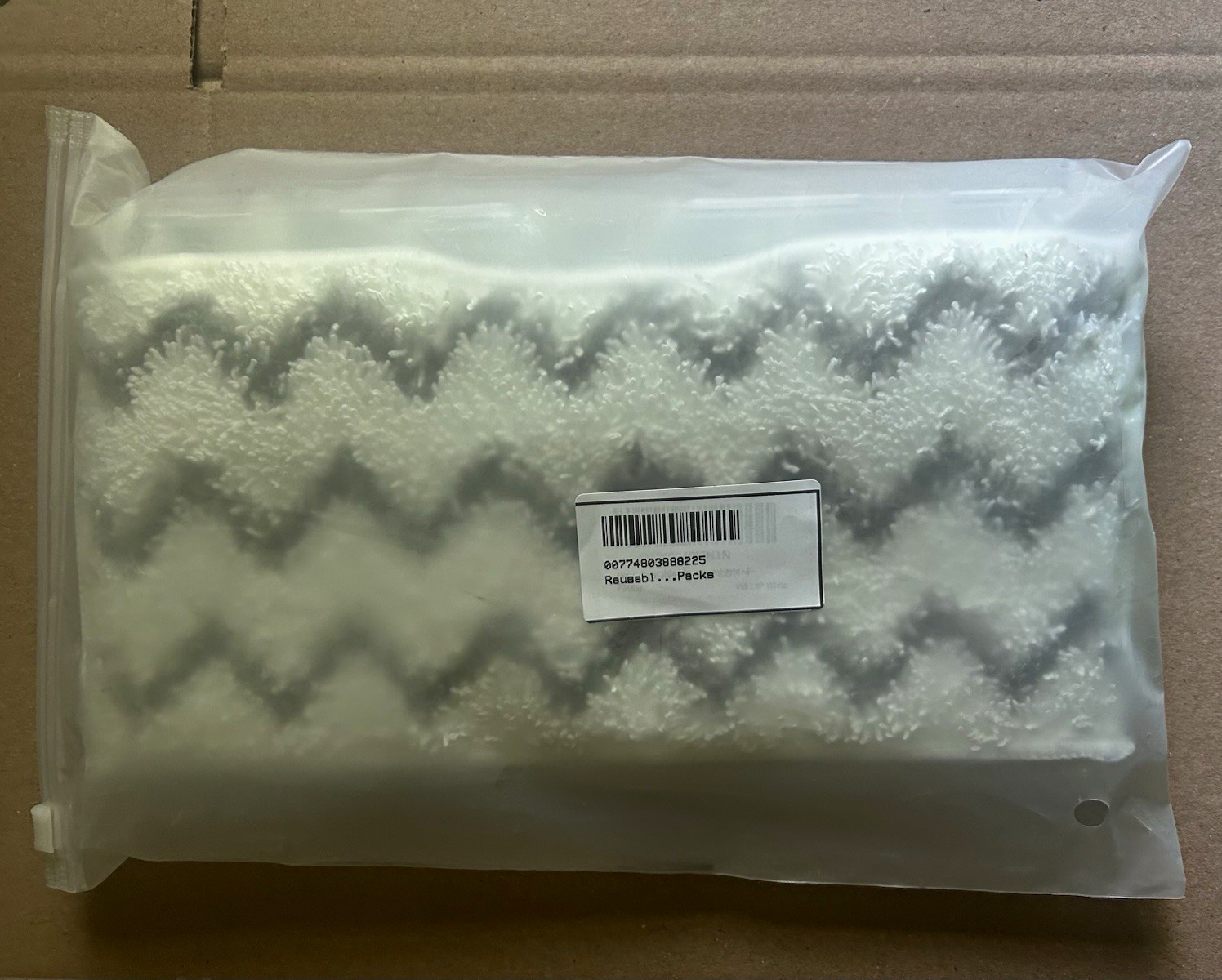 Microfiber Mop Refill Pad, White/Gray Replacement for Shark Vac/Mop Three pack.