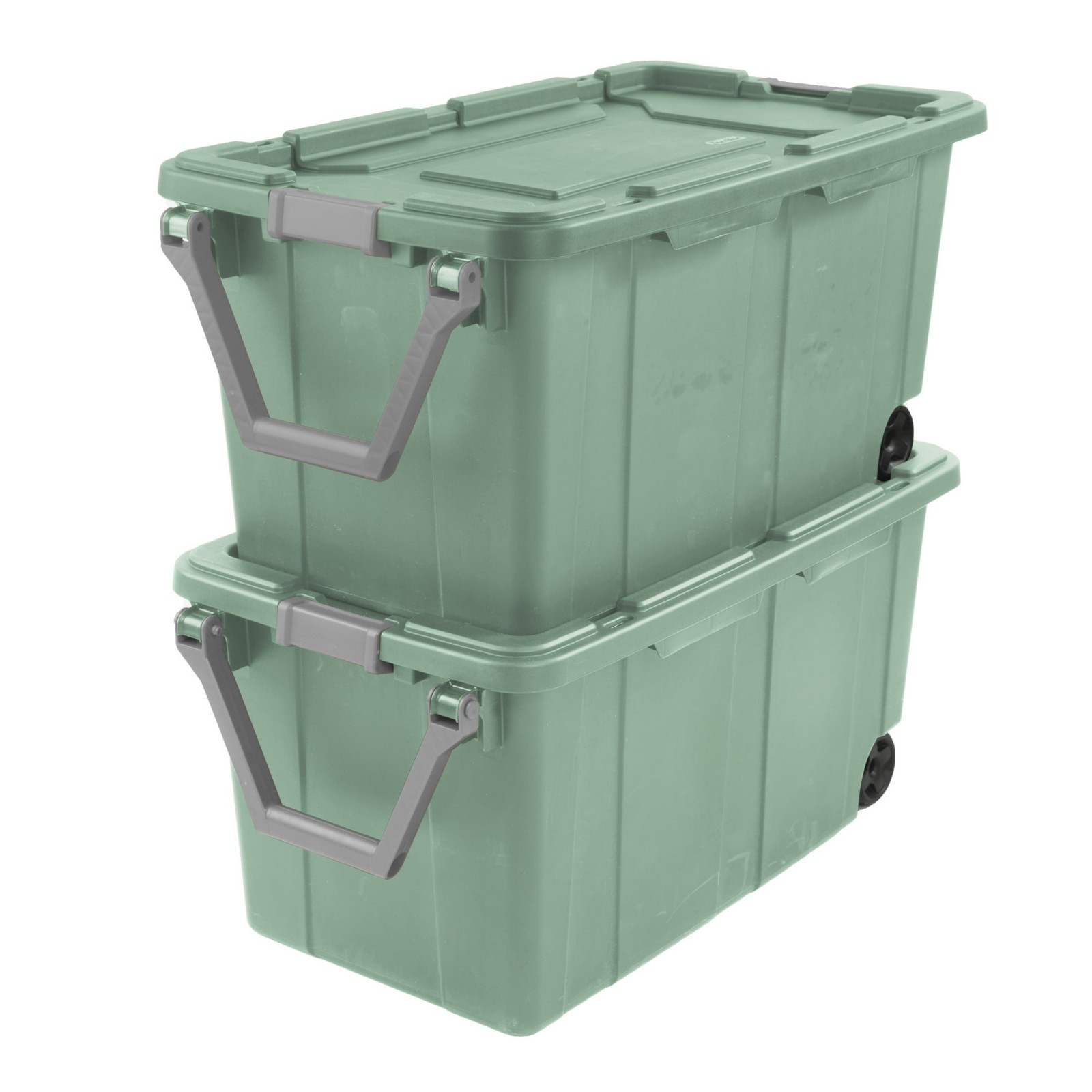 Sterilite Extra-Large Wheeled Industrial Storage Bin, 40 Gallon Durable Plastic