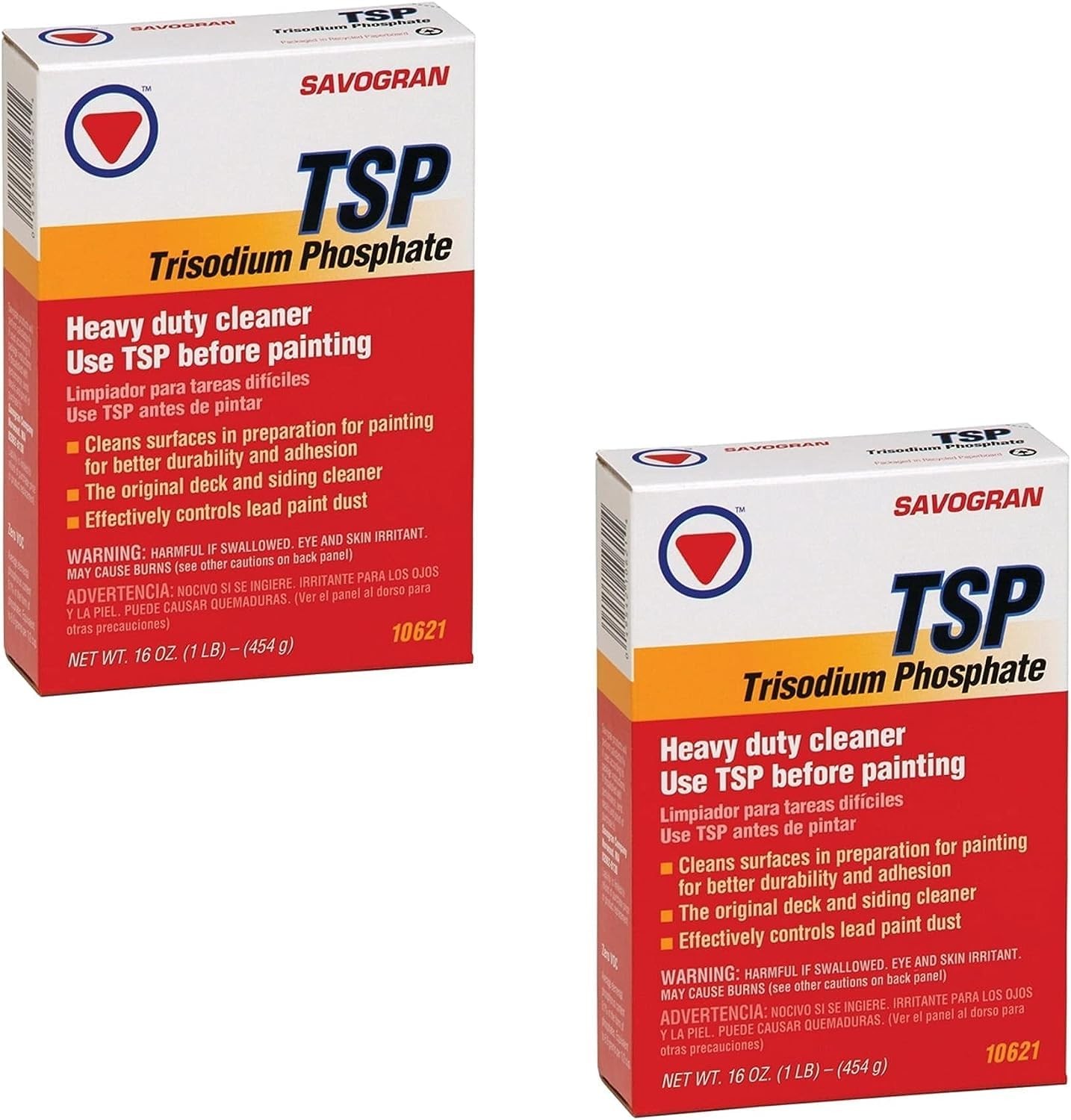 Savogran 10621 Trisodium Phosphate (TSP) 1LB (16oz) 16 Ounce (Pack of 2)