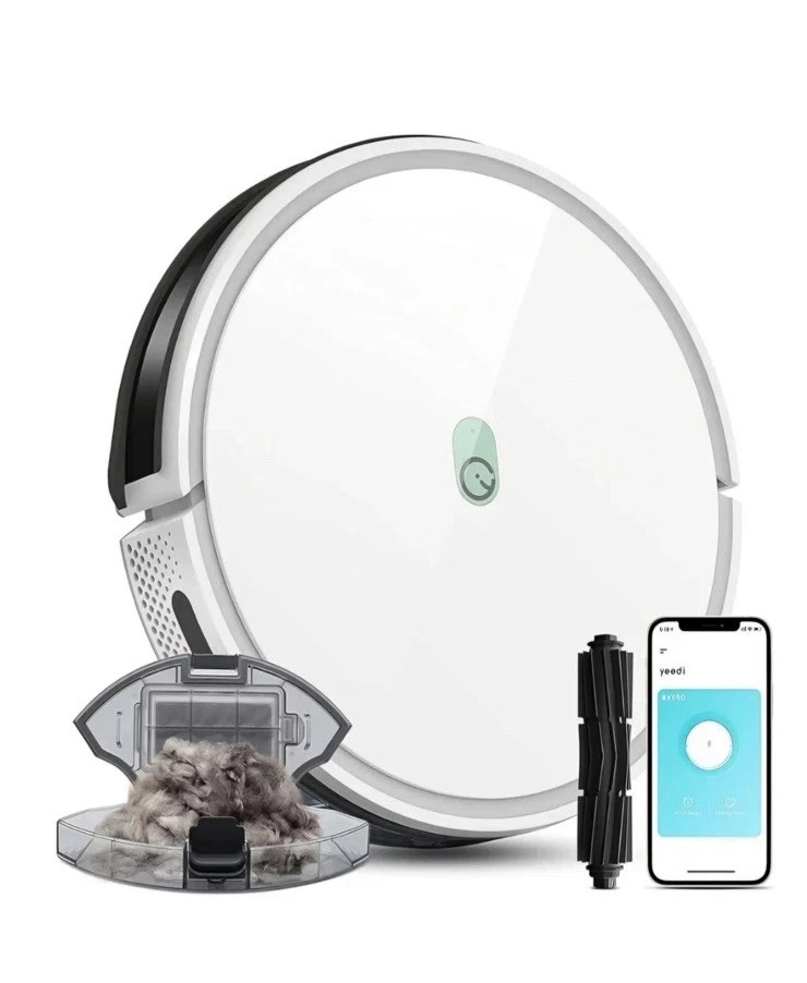 Yeedi K650 Robot Vacuum Cleaner Tangle-Free Brush Automatic Self Charging Smart