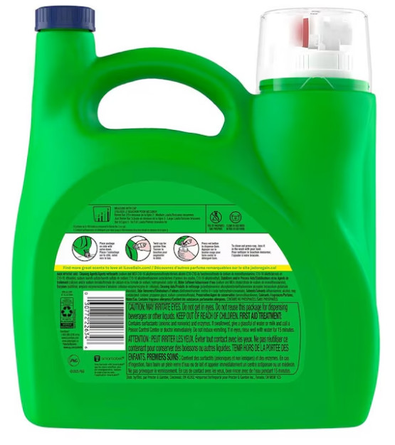 (2 Pack) Gain Original Original HE Laundry Detergent 100 Loads 132 -fl oz