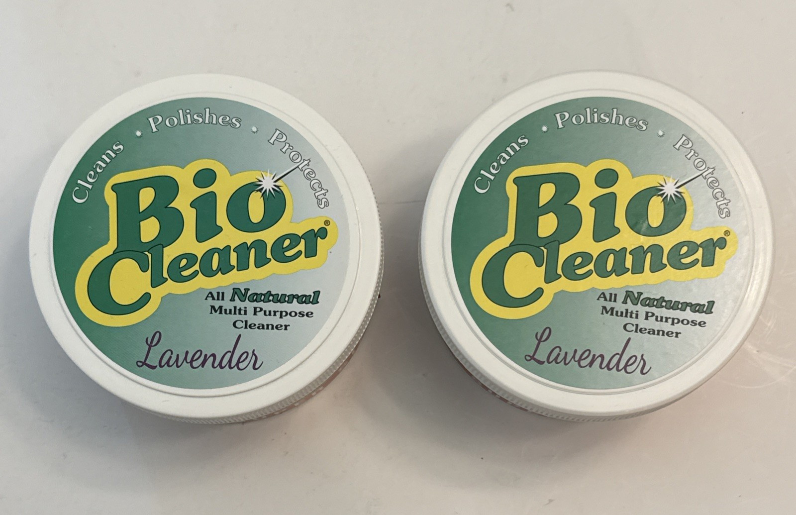 BIO CLEANER (2) & NO STREAK CLOTHS Lavender Natural All Multi Purpose 17.5 Oz