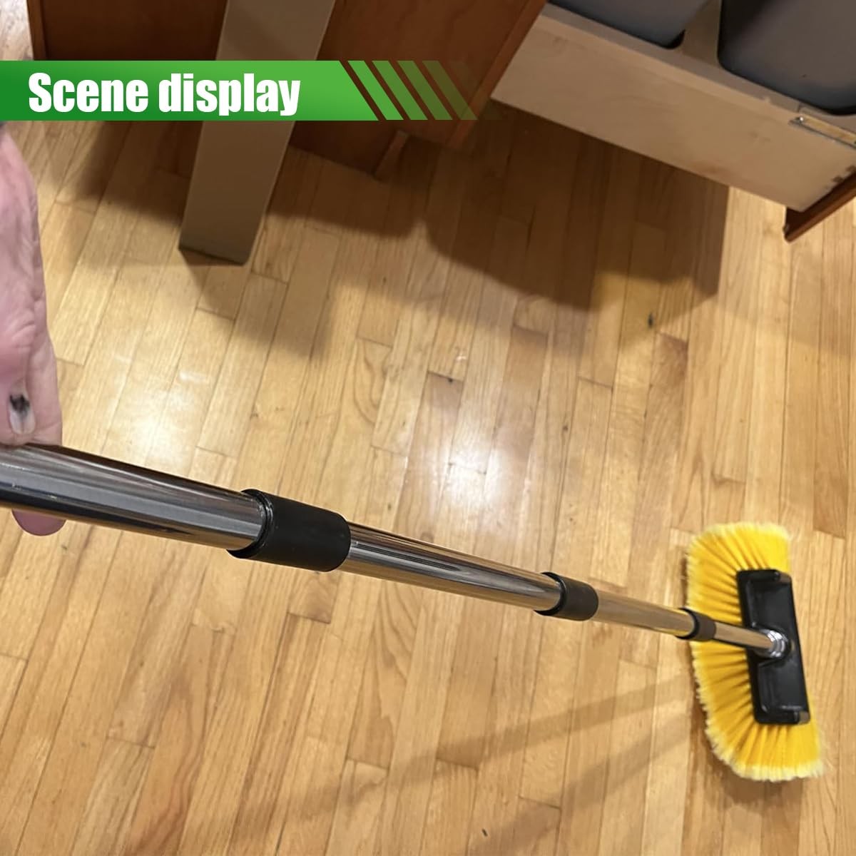 59″ Car Wash Brush with Long Handle, No Scratch Soft Bristle Cleaning Brush, …