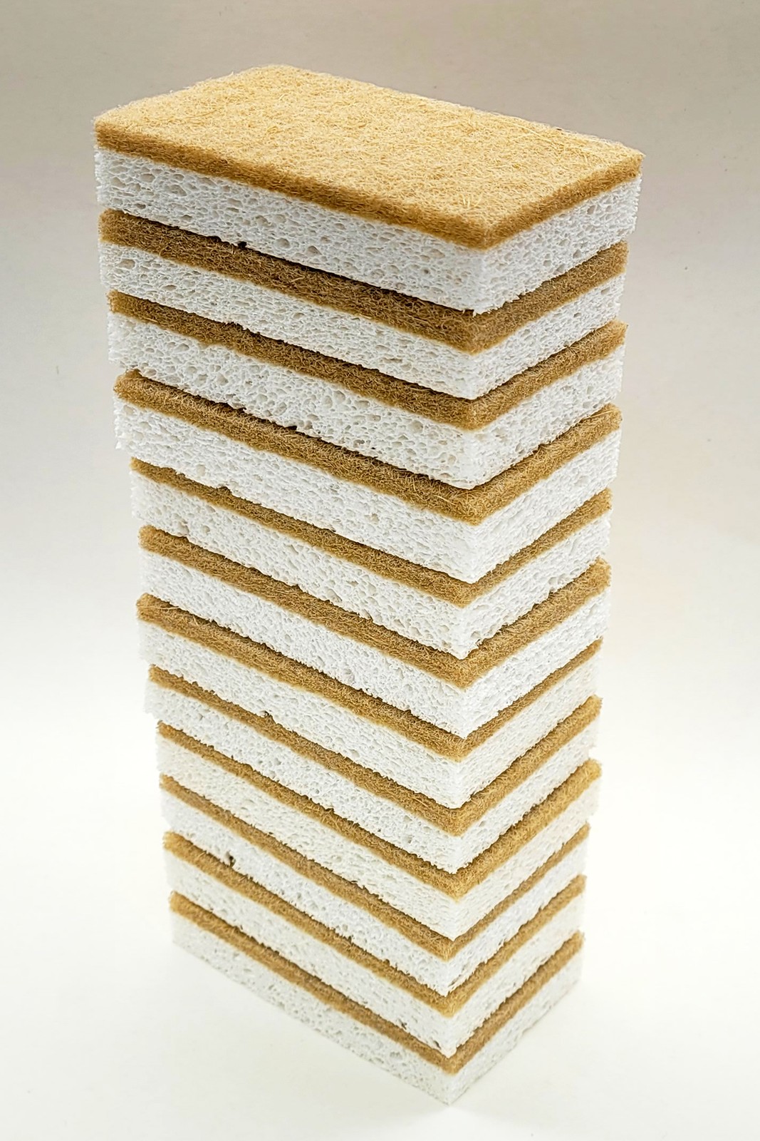 12-Pack Sisal and Natural Cellulose Scrub Sponges – 100% Biodegradable