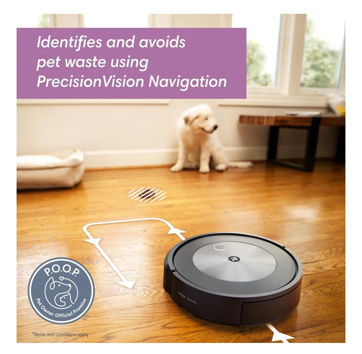 iRobot Roomba j7 (7550) Self-Emptying Robot Vacuum – Uses PrecisionVision