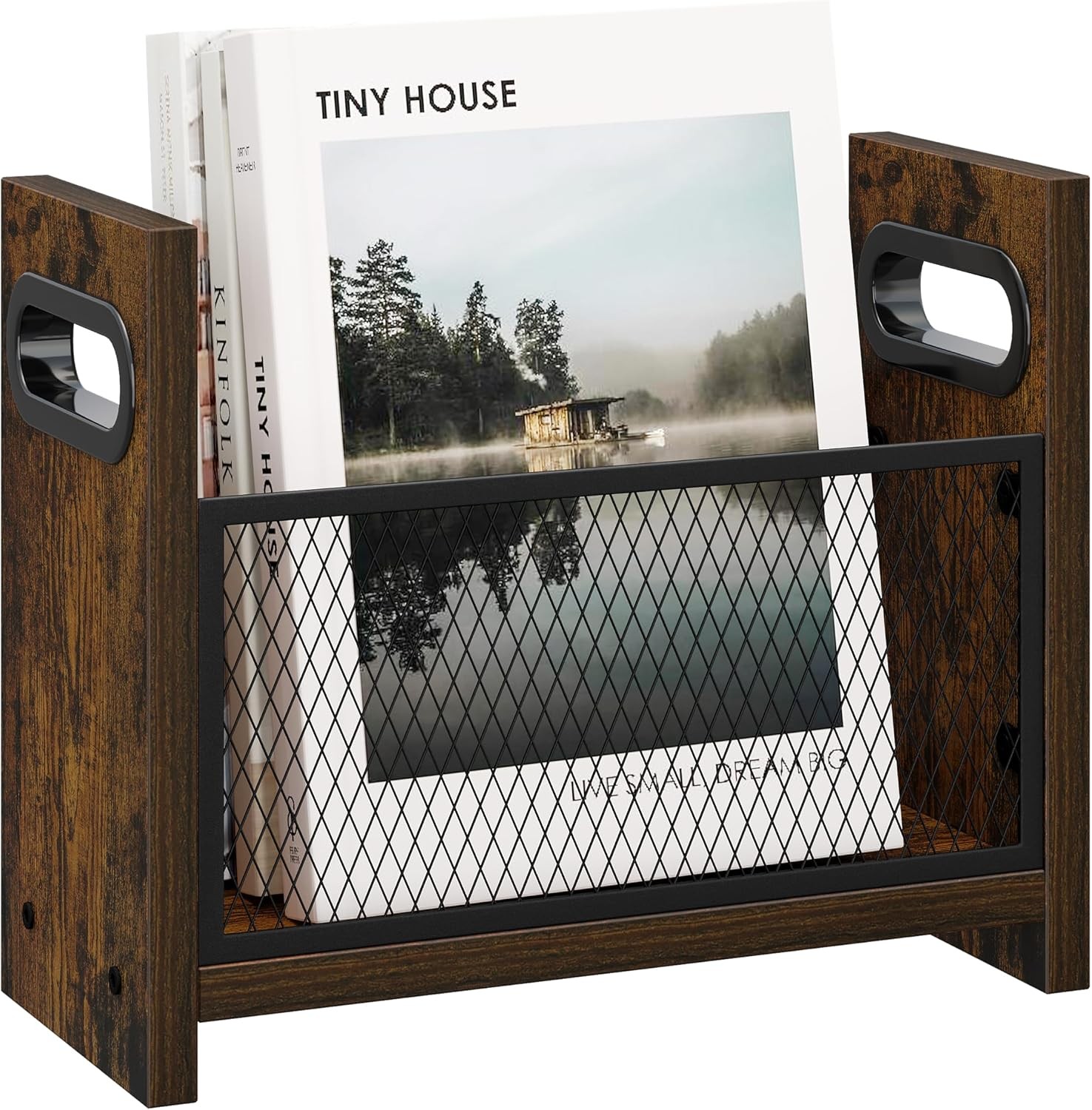 Magazine Rack, Magazine Holder for Magazines Books Newspapers in Home Office,