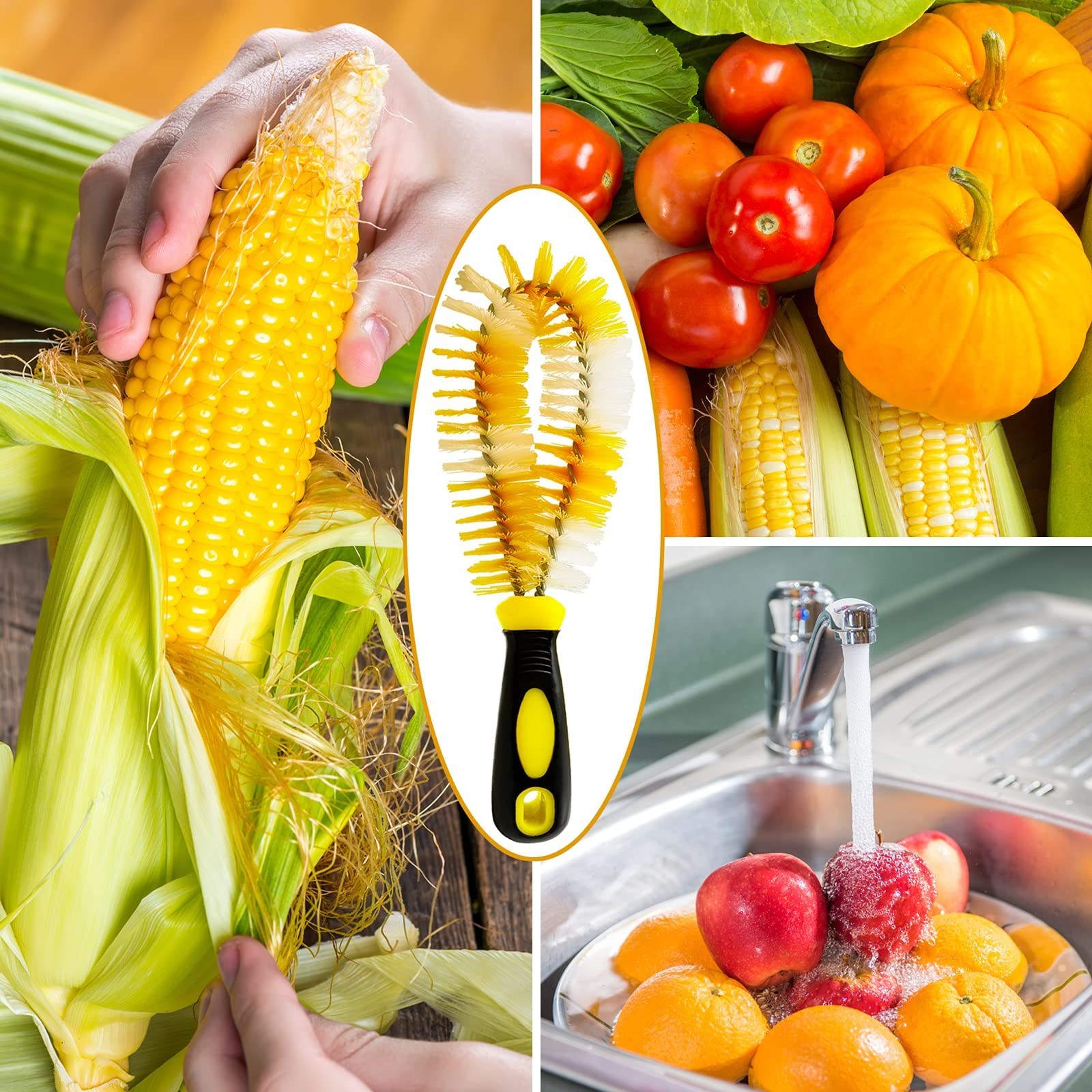 Corn Silk Brush Remover Corn Silk Remover Brush Silking Silker Remove Fruit and