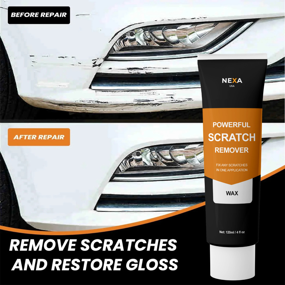 NEXA Car Scratch Remover – Easily Fix Any Scratches, Swirls & Other Marks!