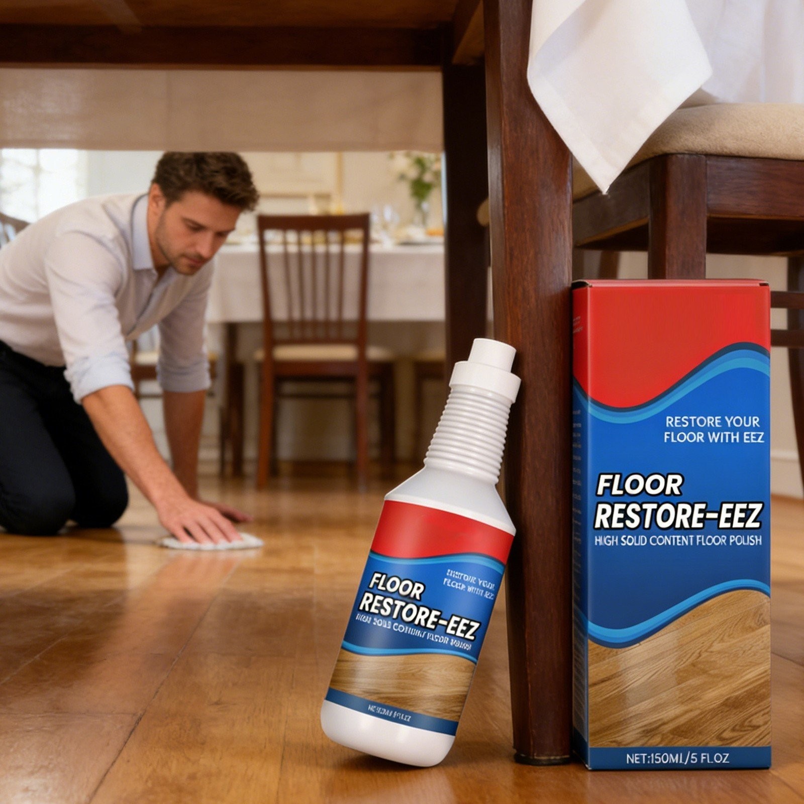Clean-Eez Ultimate Floor Restorer & Polish – Revitalize,Protect,Shine Wood 150ml