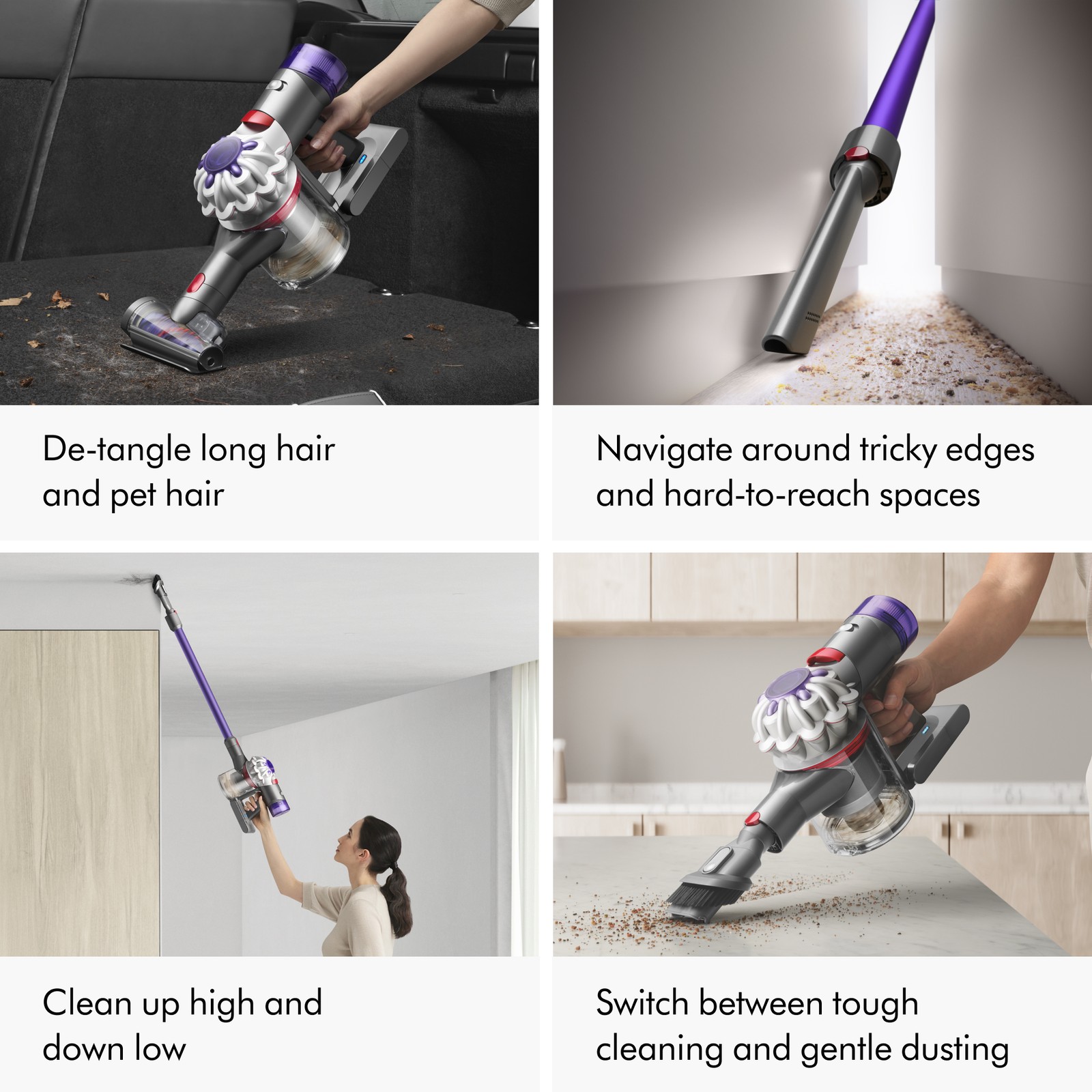 Dyson SV25 V8 Extra Cordless Vacuum | Purple | Refurbished