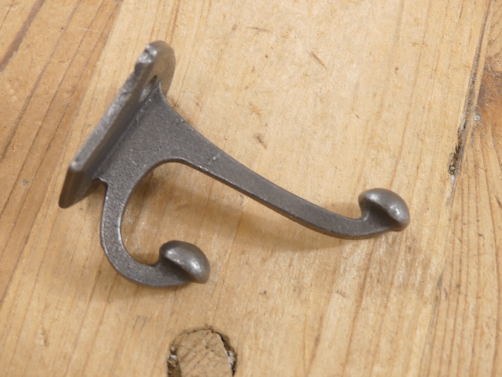 20 PCS Cast Iron Vintage Style Coat Hooks Hat Hook Rack Hall Tree Forged Silver