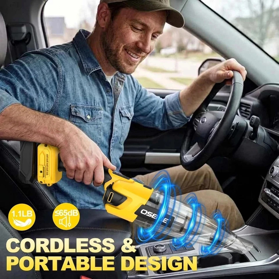 Cordless Vacuum for DeWalt 20V Battery, 5 in 1 Handheld Electric Vacuum Cl…