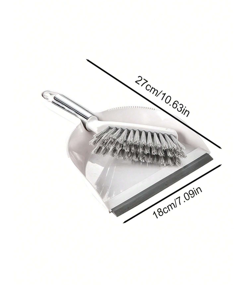 1 pc Mini Desktop Broom and Dustpan Set Soft Bristle Brush for Kitchen & Home