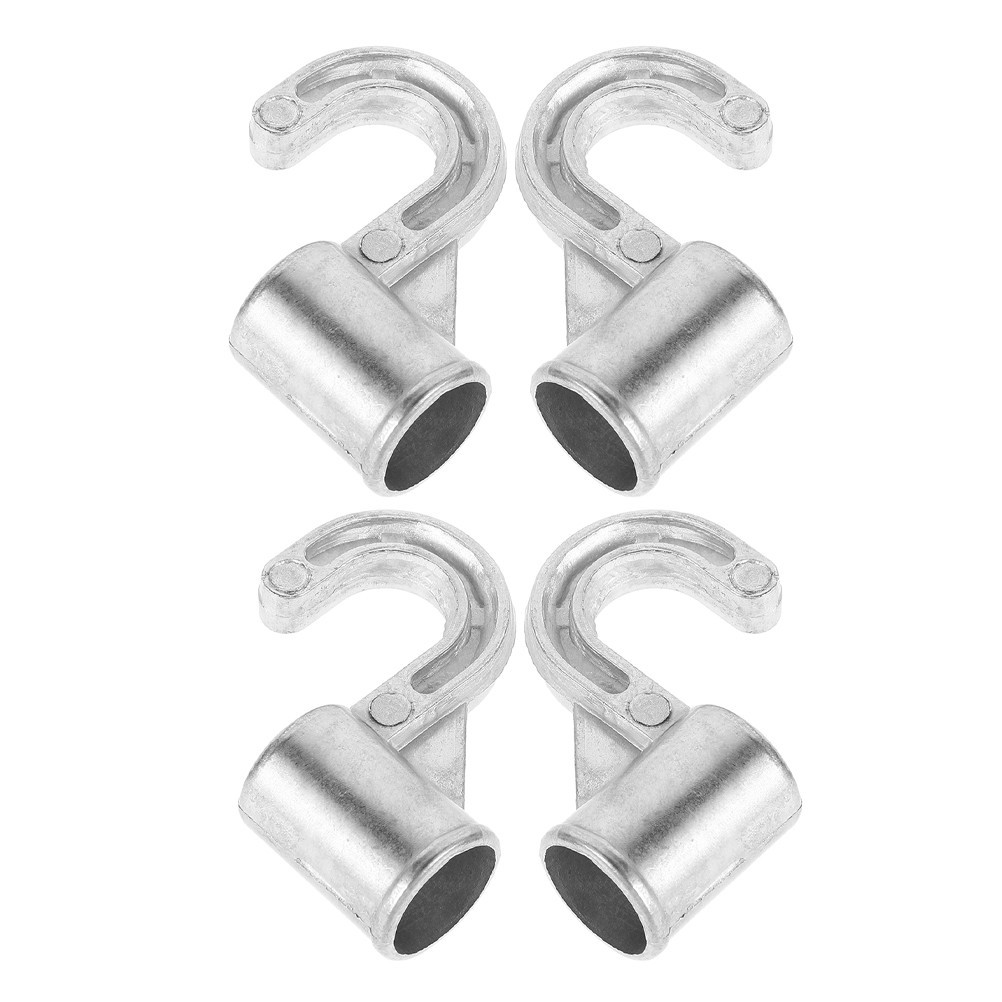Pot Hooks Silver for Homeowners Space Saving 4Pcs 1.97X1.77X0.75In
