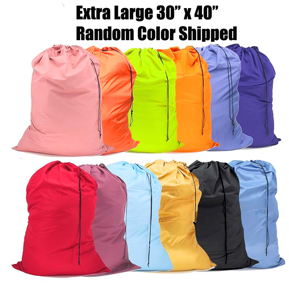 Laundry Bag Extra Large 30″X40″Washable Jumbo Heavy Duty Locking Drawstring