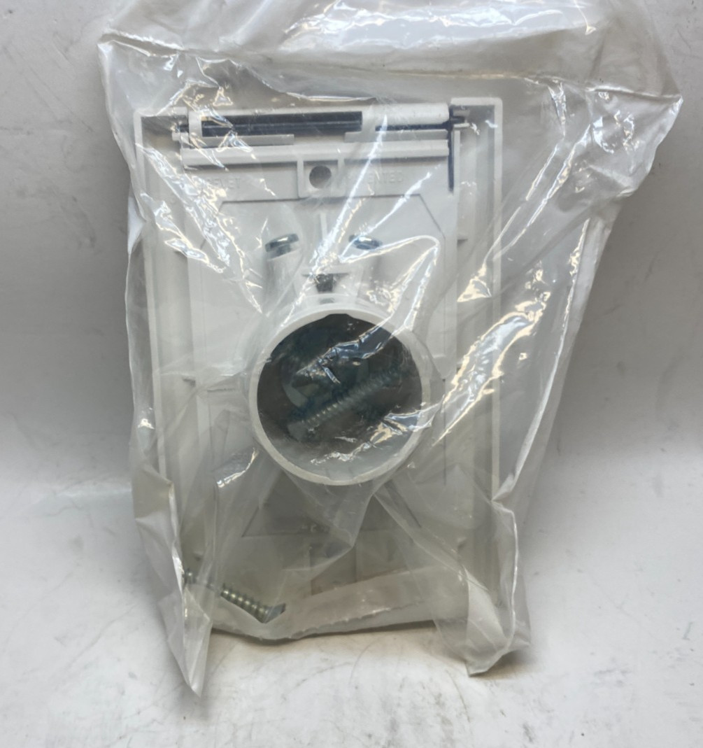Central Vac Inlet Valve & Cover (White) – VacuValve – Full Door – Free Shipping