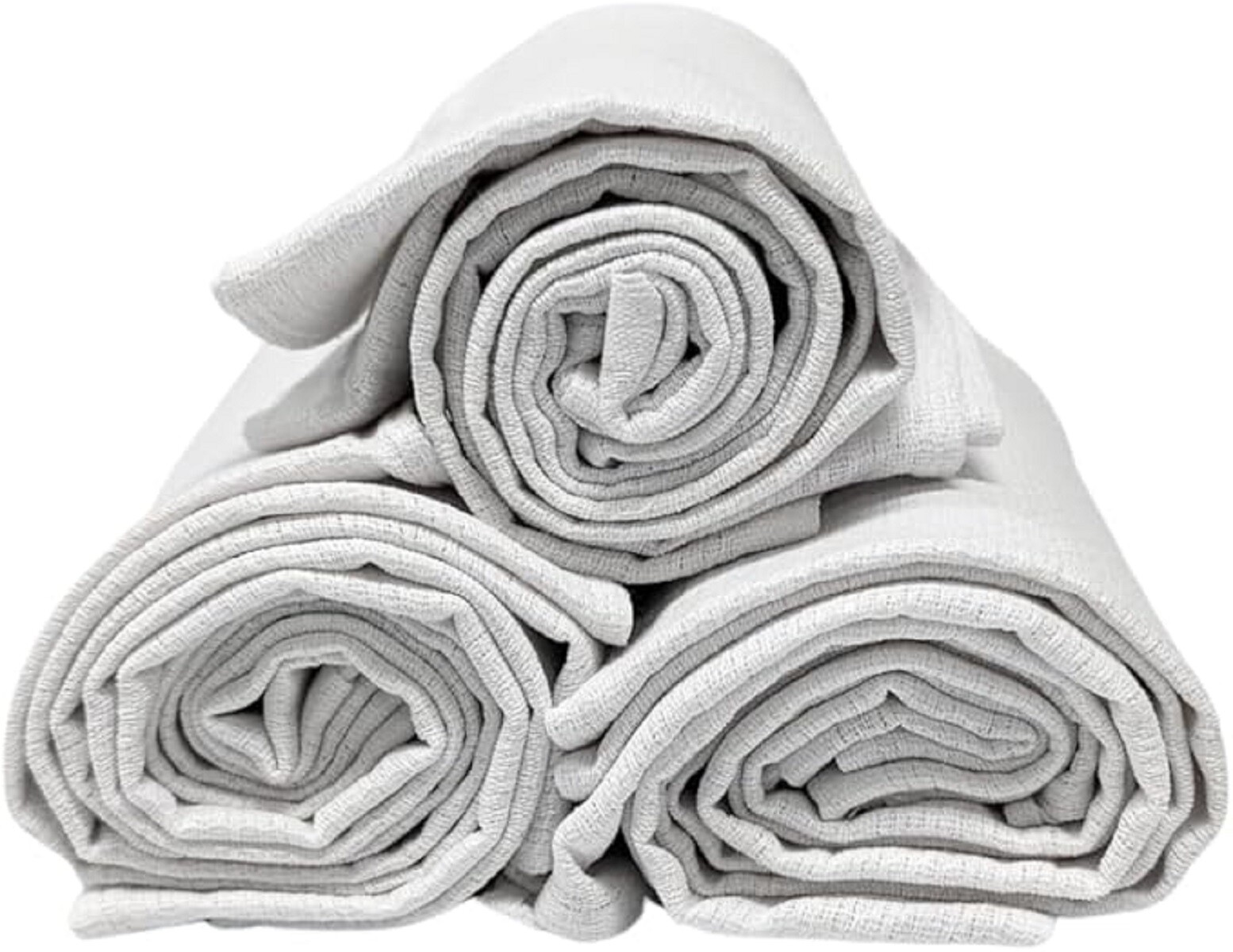 Premium White Huck Towels for Cleaning – 15 x 30 inch Multipurpose Wiping Towels